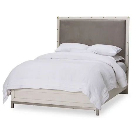 Contemporary Queen Panel Bed